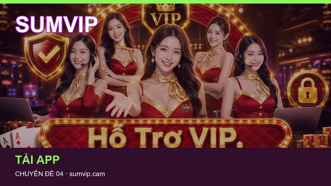 Đối chiếu nguồn và thời điểm cập nhật trong Tải app của SUMVIP